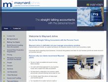 Tablet Screenshot of maynardjohns.com